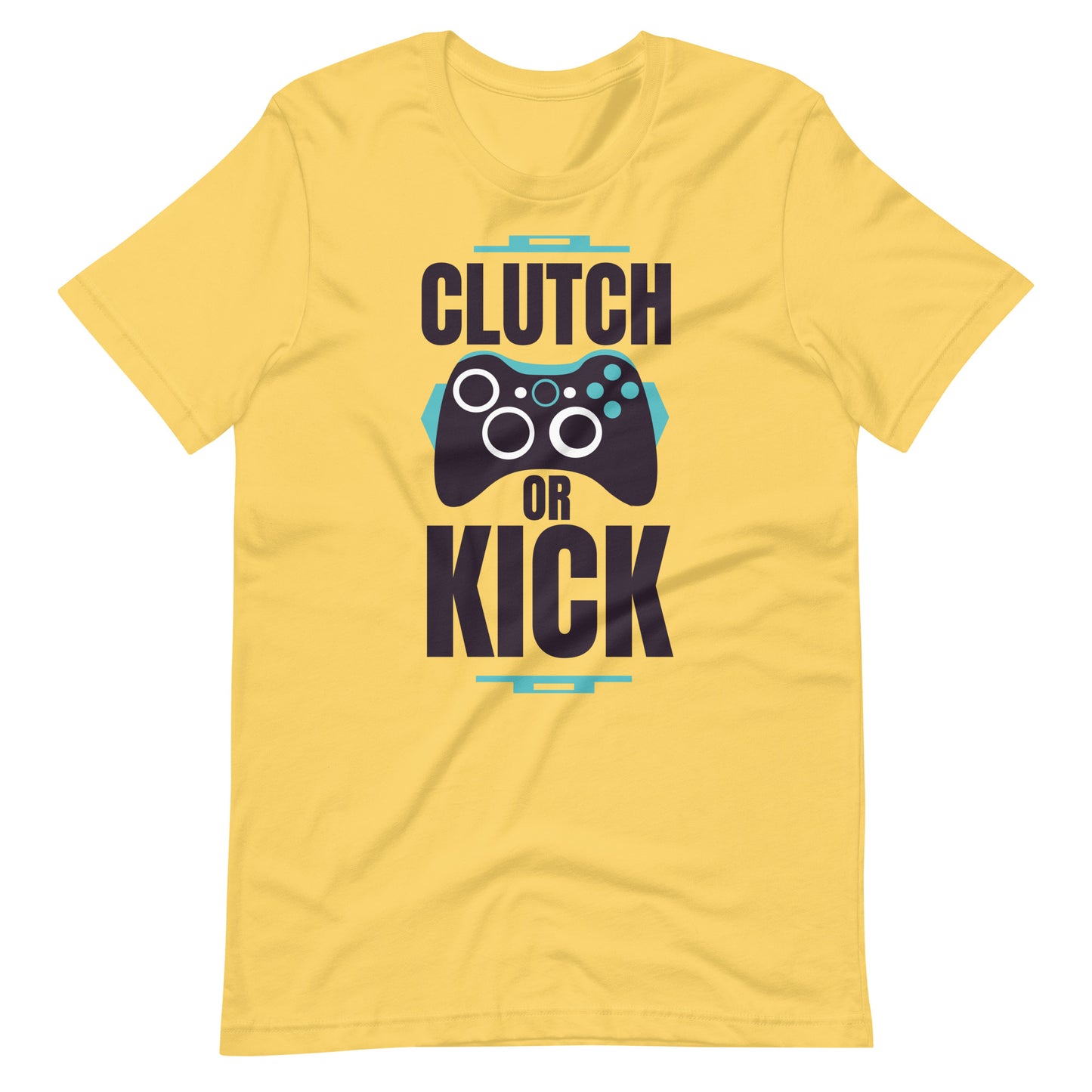 Printagon - Clutch Or Kick - Unisex T-shirt - Yellow / S