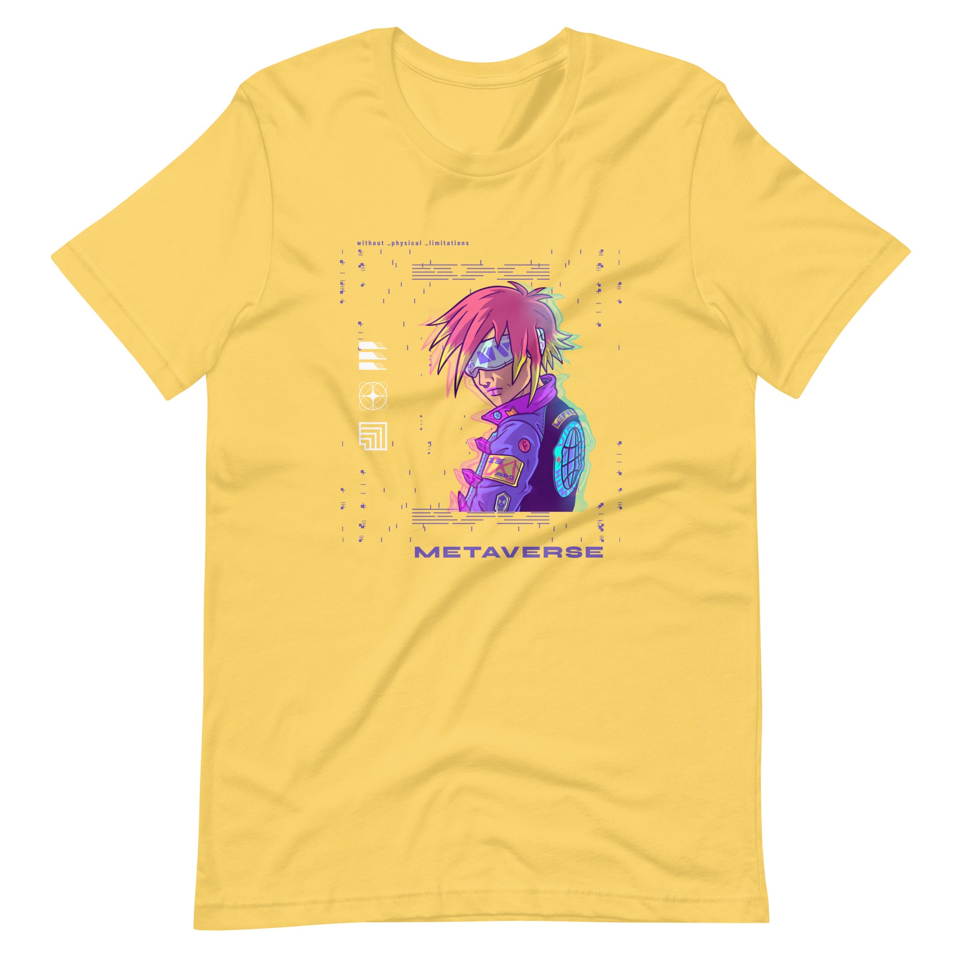 Metaverse 002 - Unisex T-shirt - Yellow / S Printagon