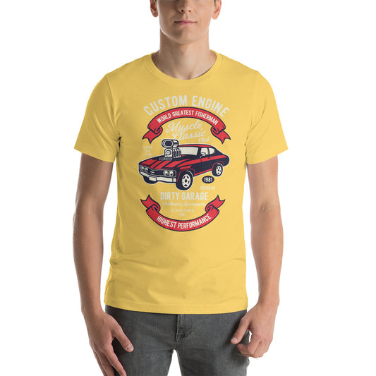 Printagon - Custom Engine Dirty Garage - T-shirt -