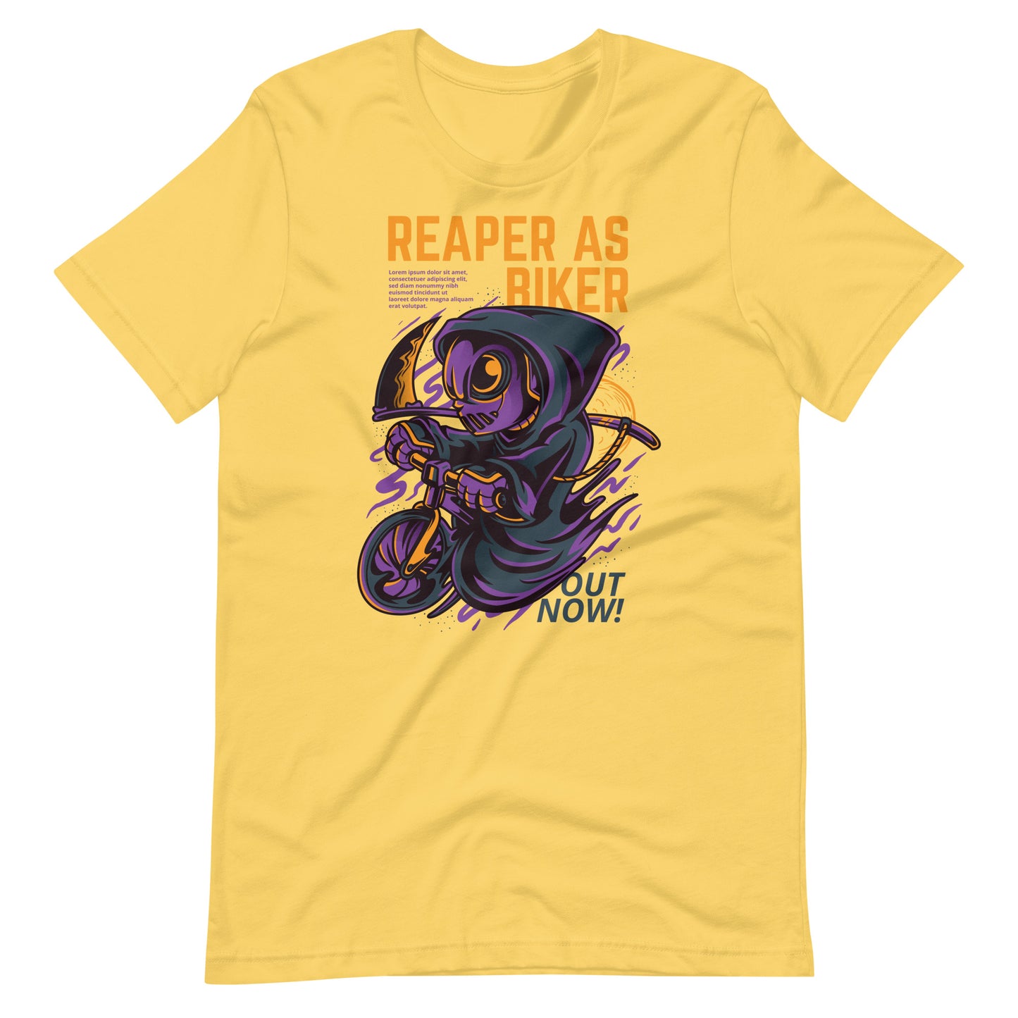 Printagon - Reaper As Riker - T-shirt - Yellow / S