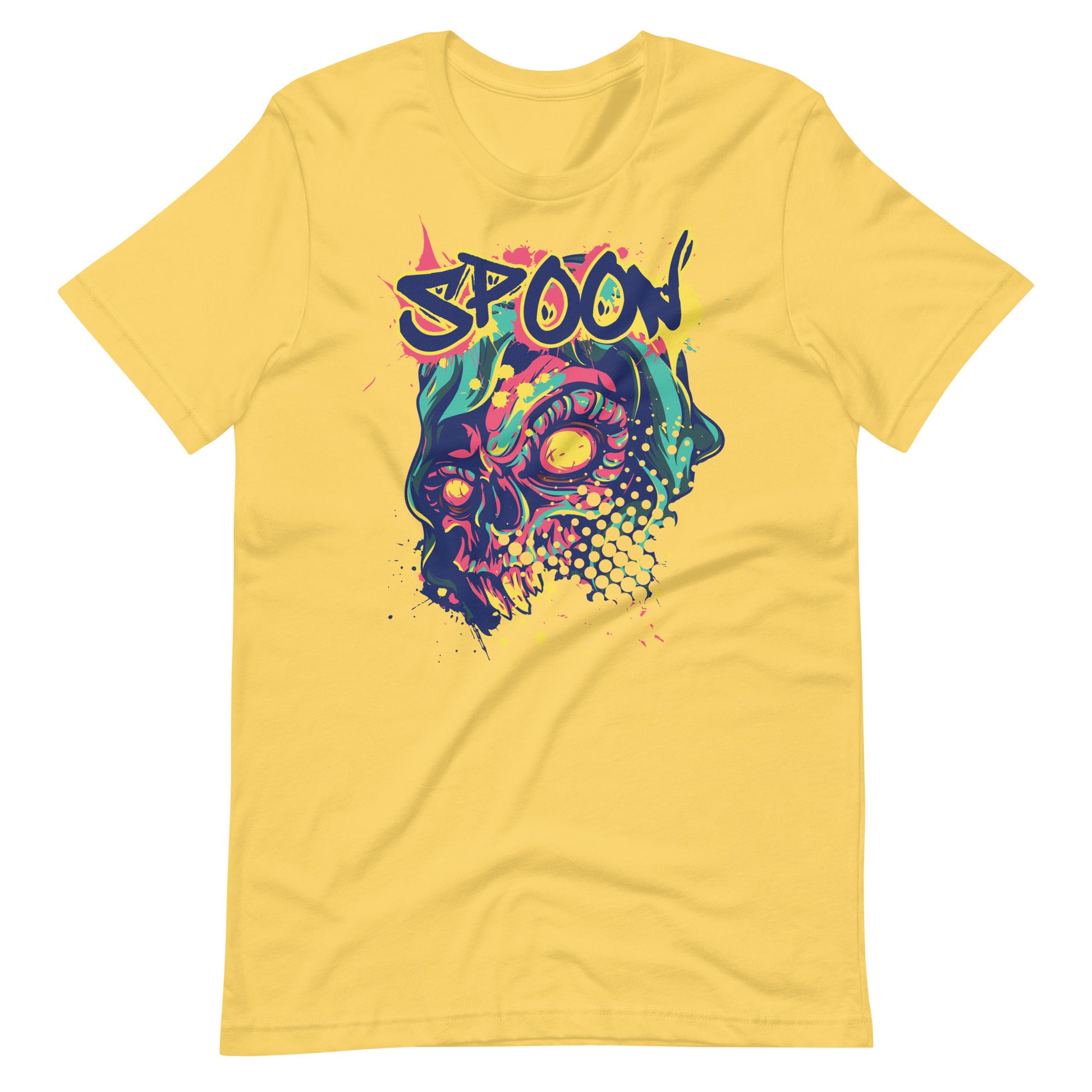 Printagon - Spoon - T-shirt - Yellow / S