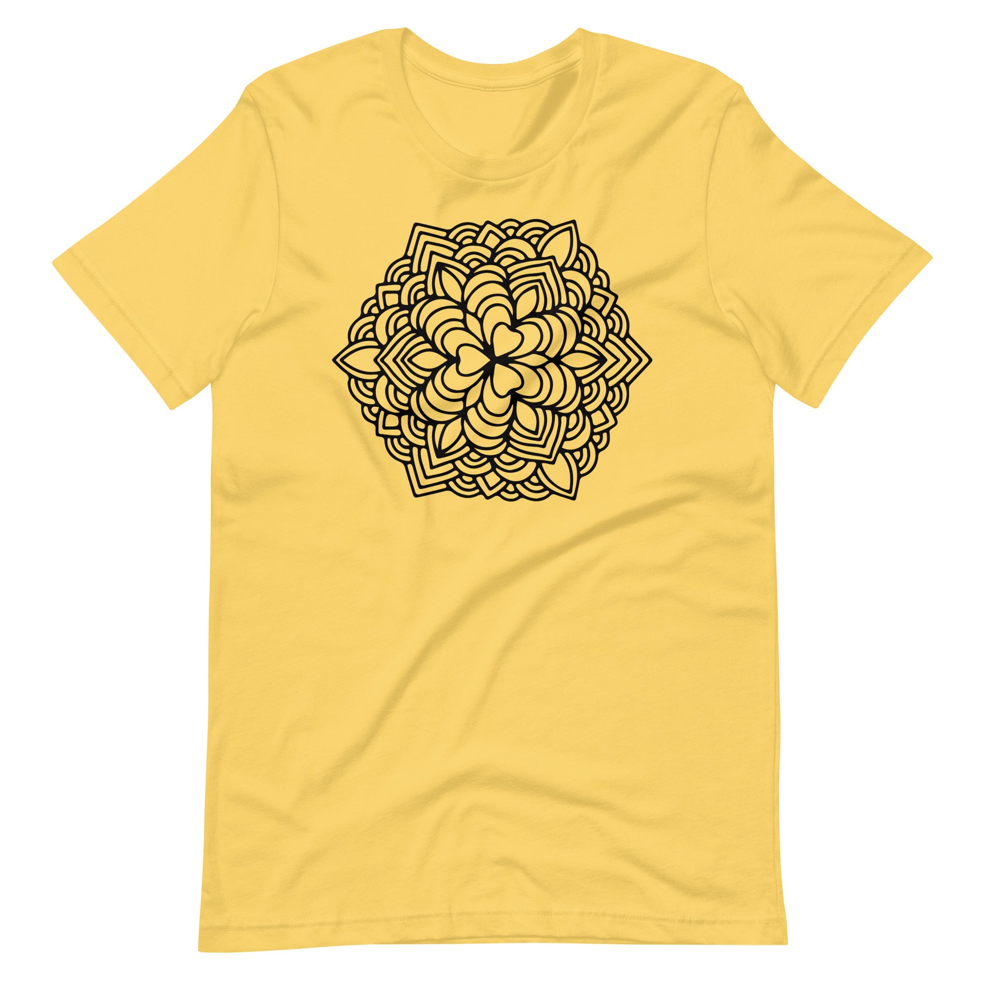 Printagon - Mandala 116 - T-shirt - Yellow / S