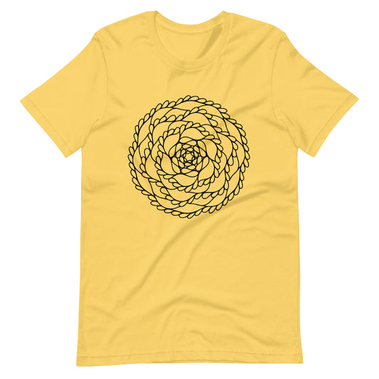 Printagon - Mandala 119 - T-shirt - Yellow / S