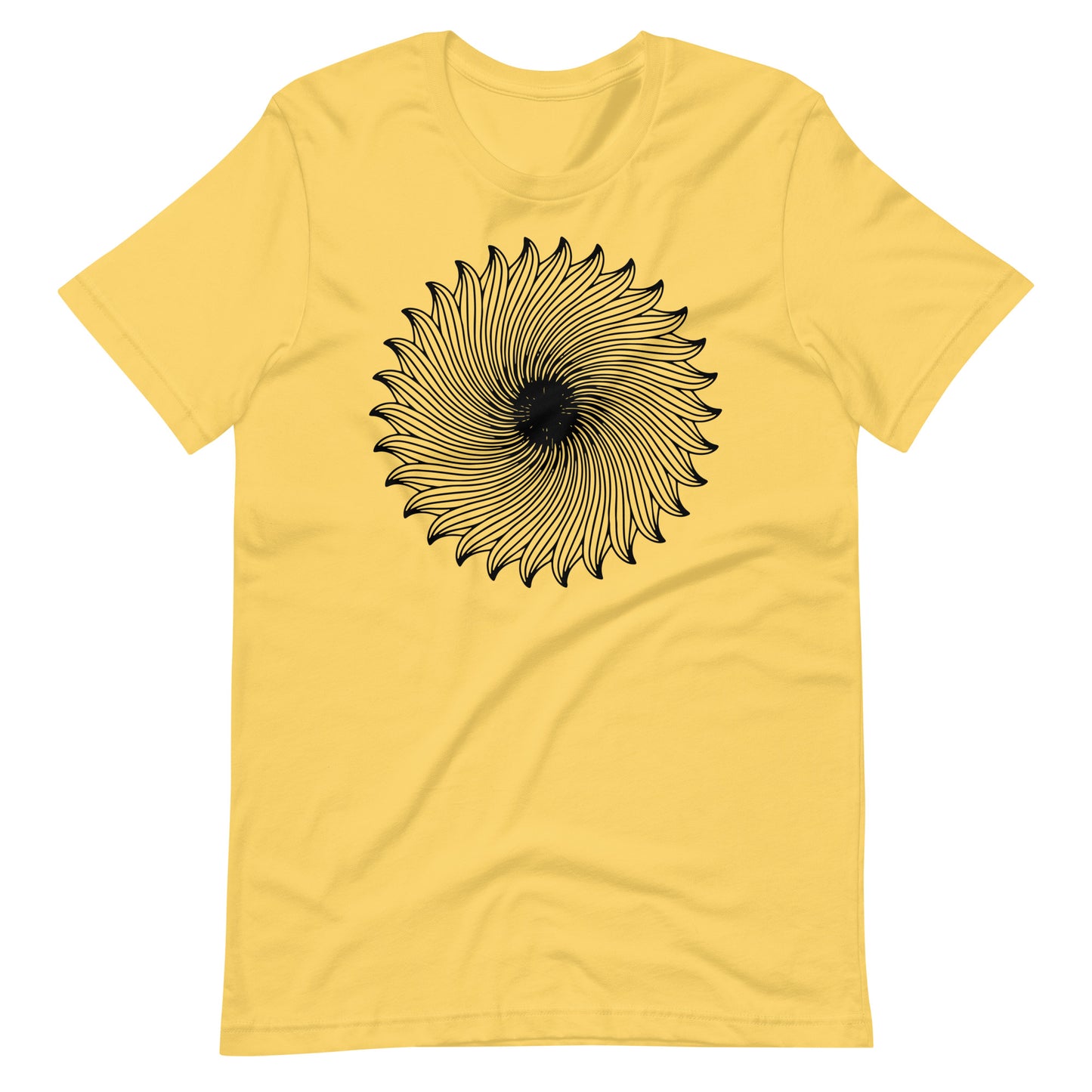 Printagon - Mandala 125 - T-shirt - Yellow / S