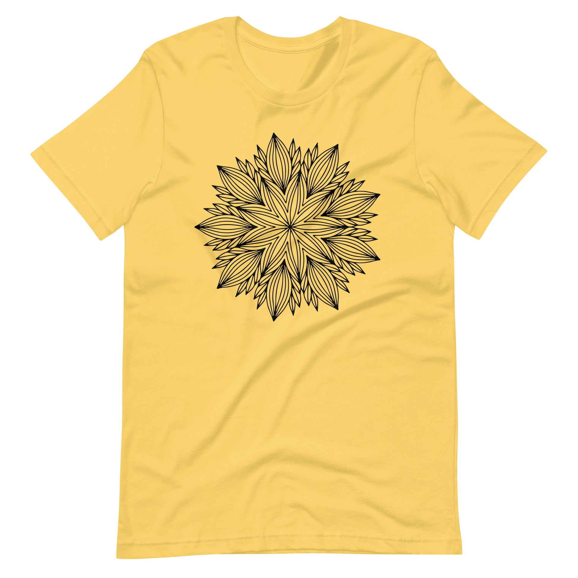 Printagon - Mandala 130 - T-shirt - Yellow / S