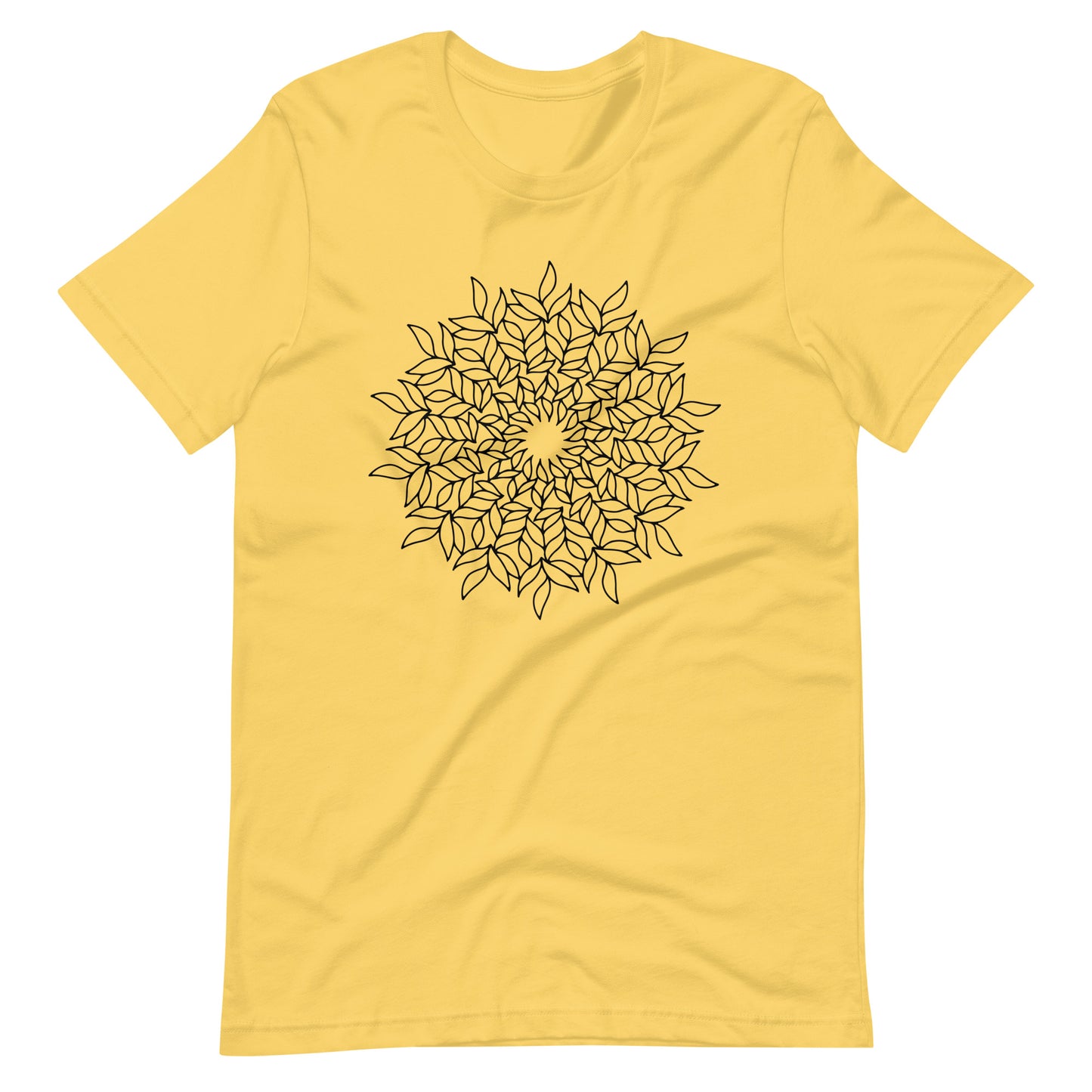 Printagon - Mandala 133 - T-shirt - Yellow / S