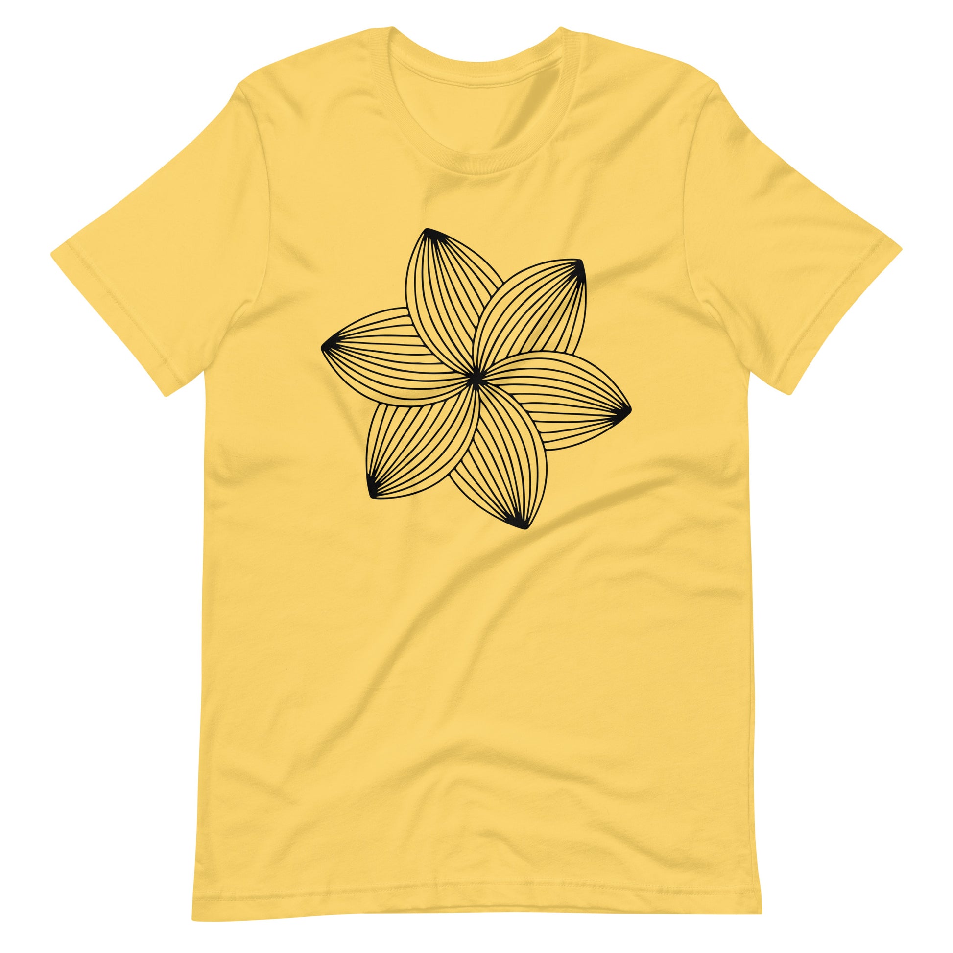 Printagon - Mandala 153 - T-shirt - Yellow / S