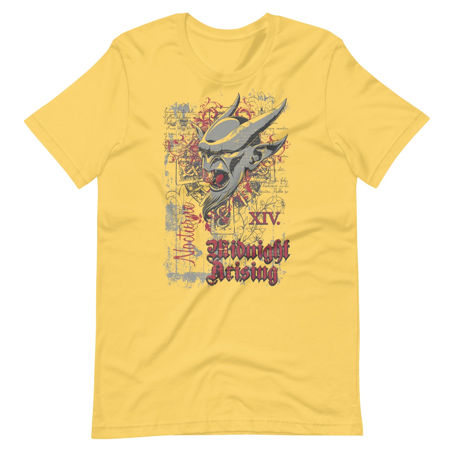 Printagon - Mid Night Arising - T-shirt - Yellow / S