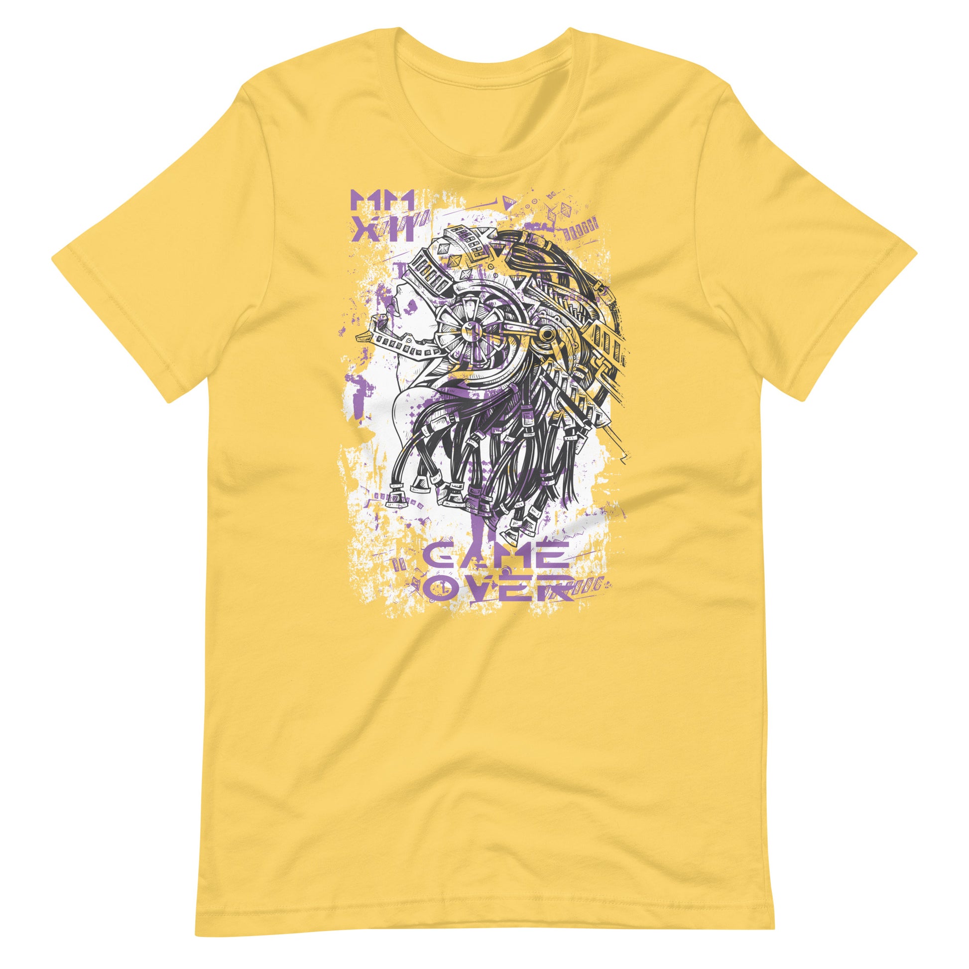 Printagon - Game Over - T-shirt - Yellow / S