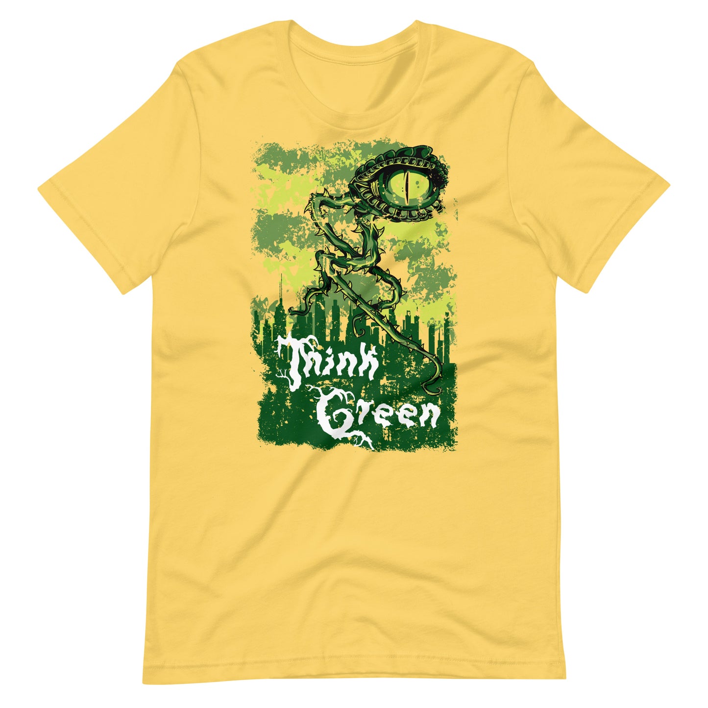 Printagon - Think Green - T-shirt - Yellow / S