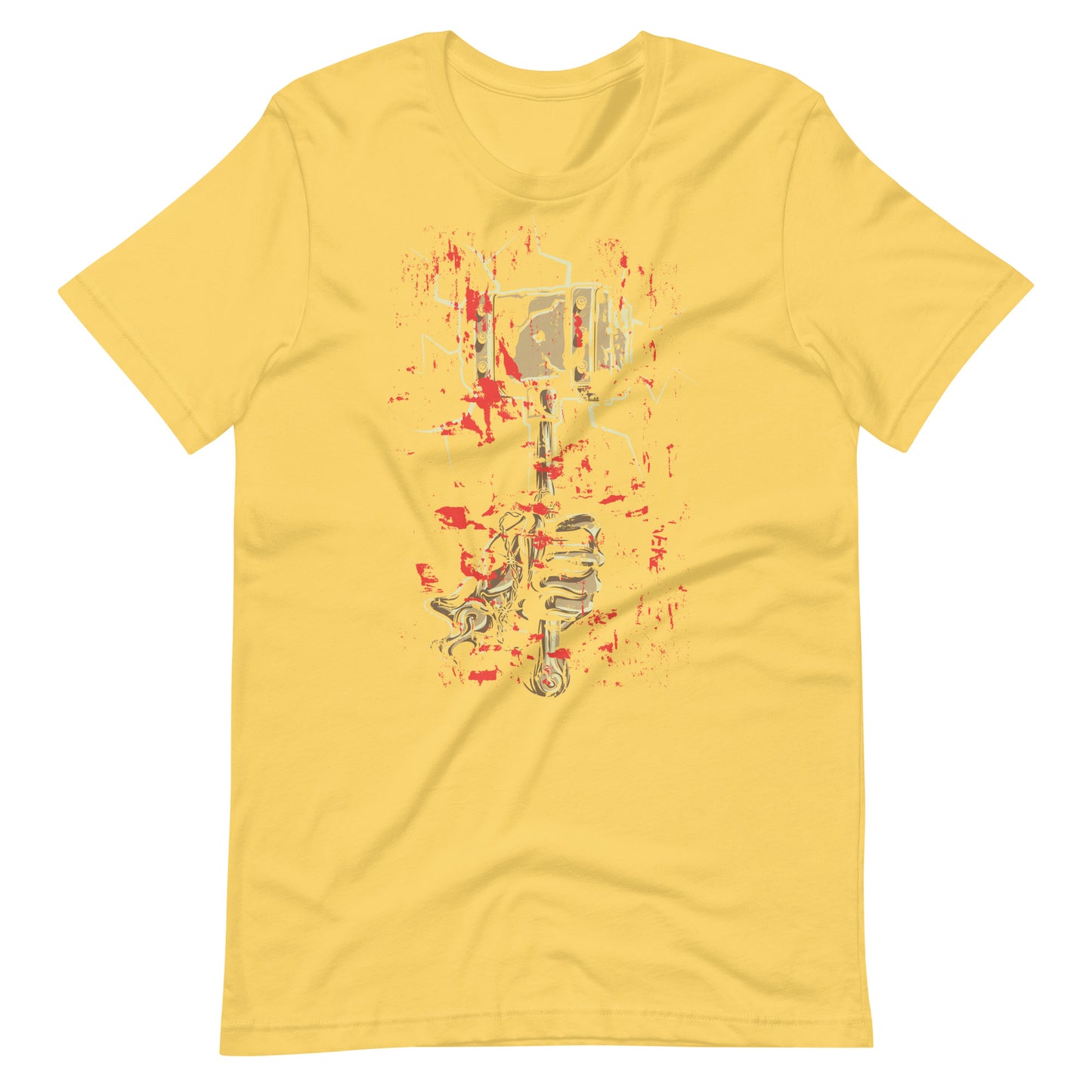 Printagon - Heavy Ax - T-shirt - Yellow / S