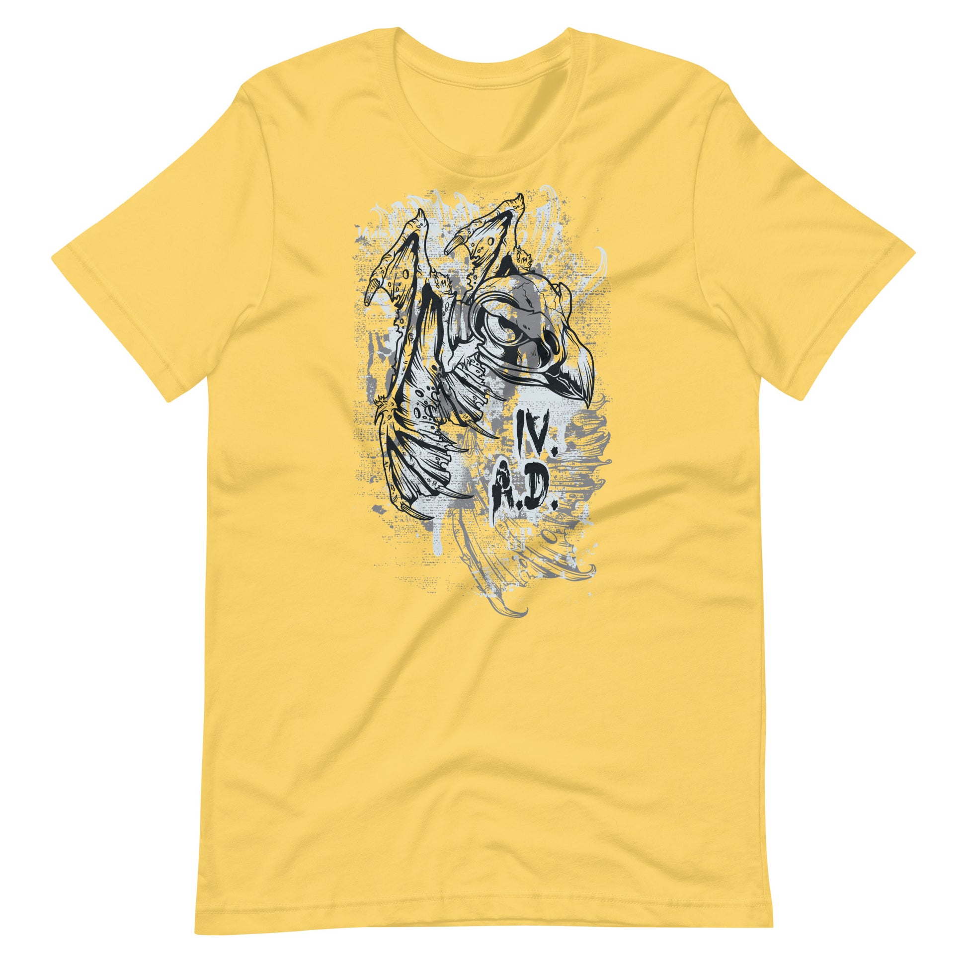 Printagon - IV A.D T-shirt - Yellow / S