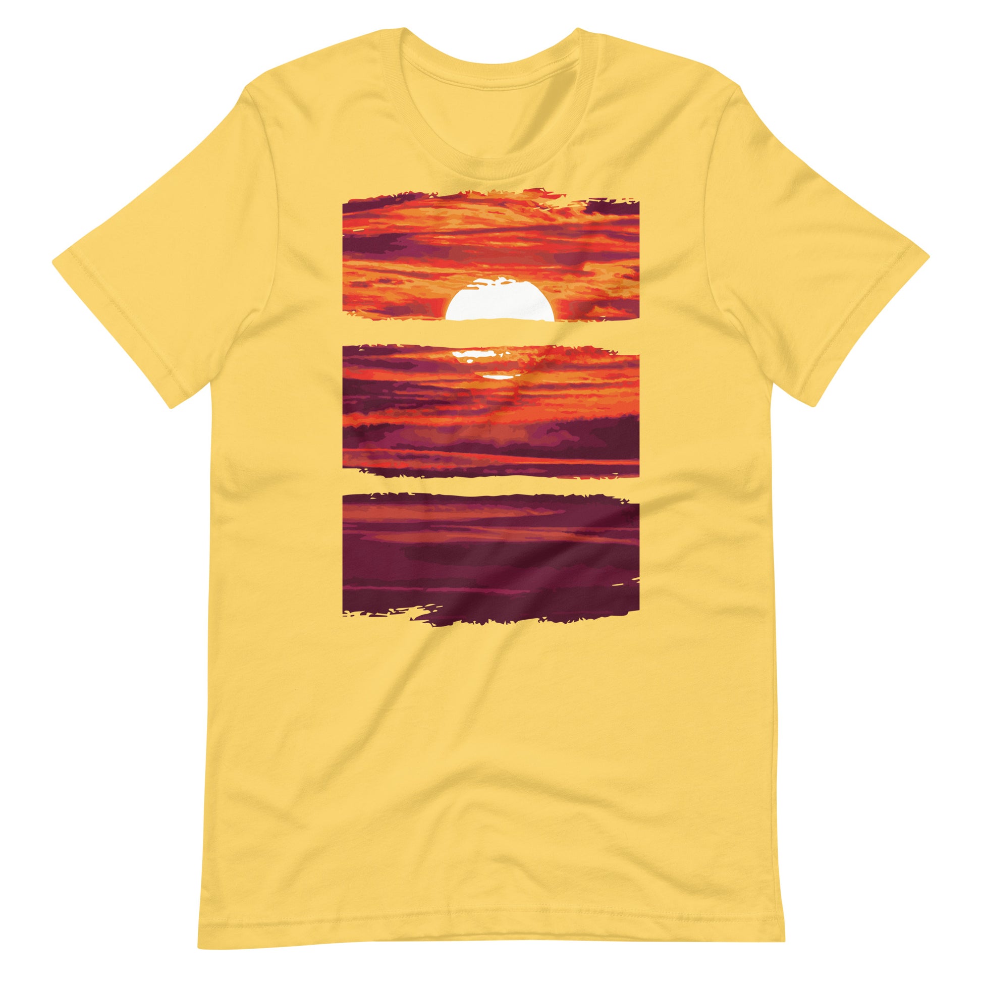 Printagon - Sun Set - T-shirt - Yellow / S