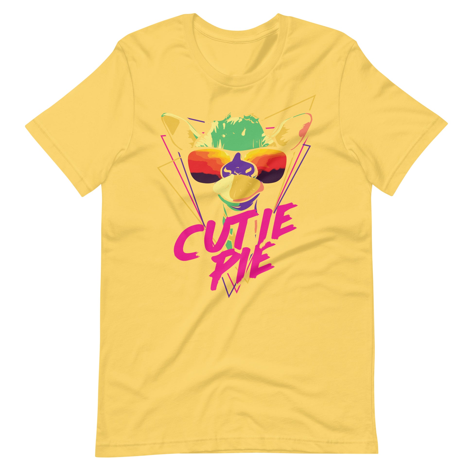 Printagon - Cutie Pie - Unisex T-shirt - Yellow / S