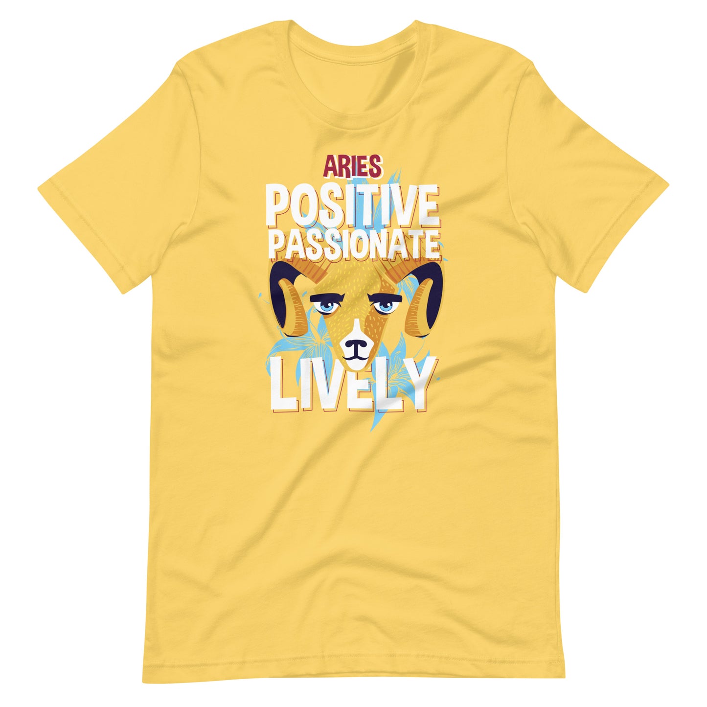 Printagon - Aries - T-shirt - Yellow / S