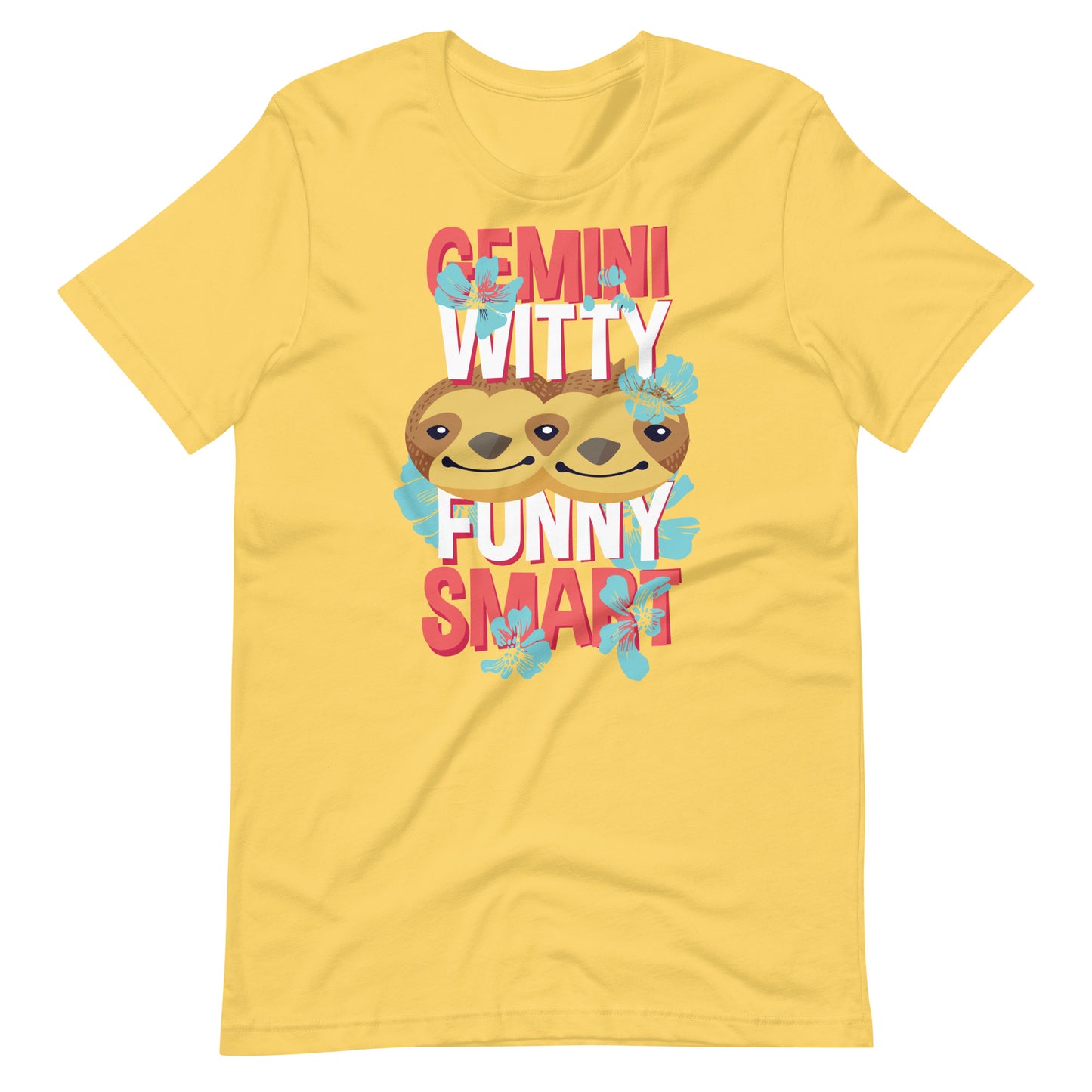 Printagon - Gemini T-shirt - Yellow / S