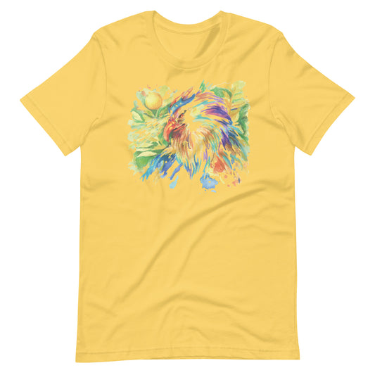 Printagon - Colorful Eagle - Unisex T-shirt - Yellow / S