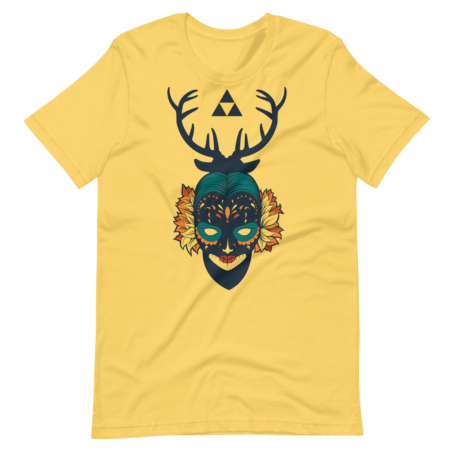 Printagon - Mascara - Unisex T-shirt - Yellow / S