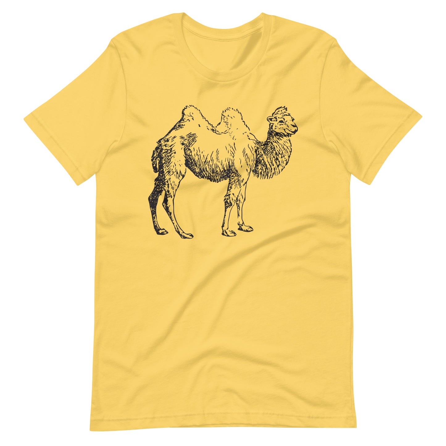 Printagon - Camel - Unisex T-shirt - Yellow / S