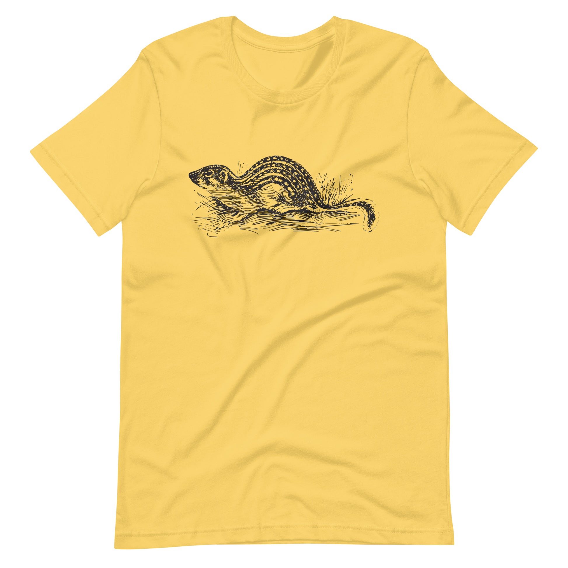 Printagon - Ground Squirrel - Unisex T-shirt - Yellow / S