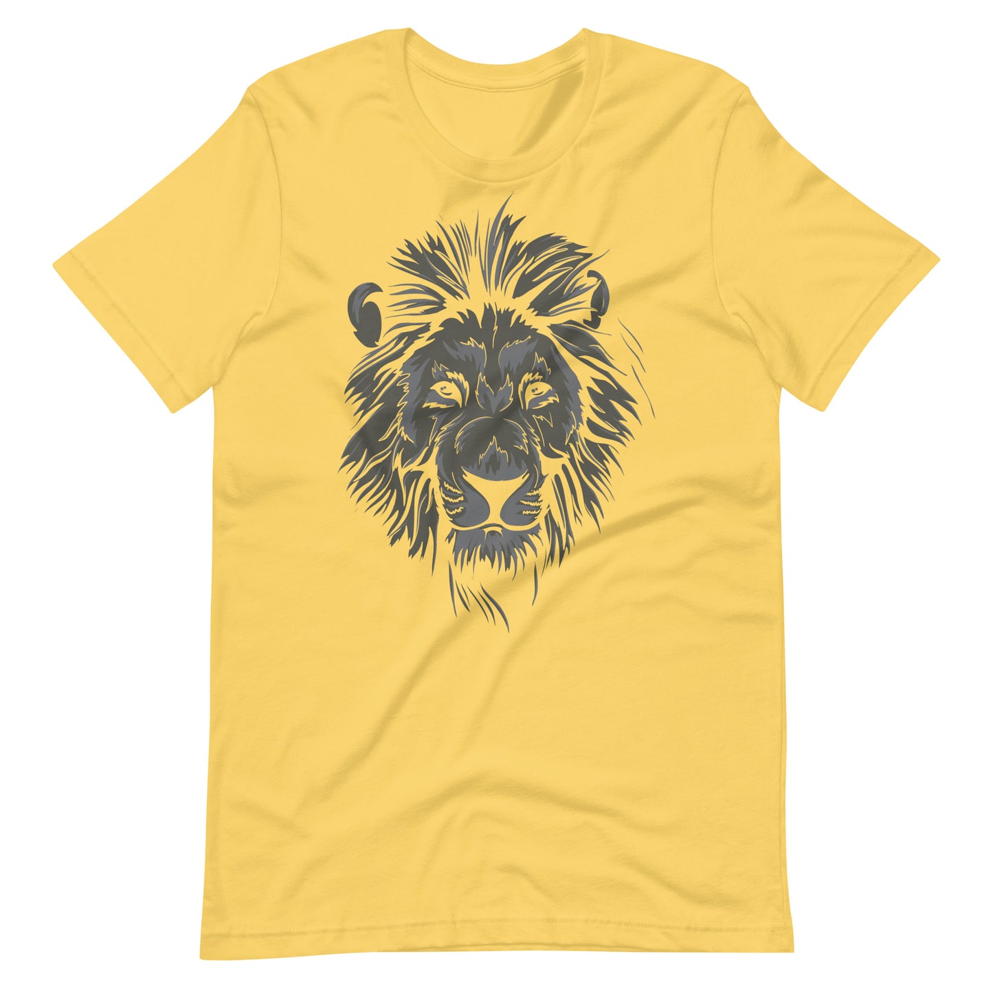 Printagon - Tiger Shadow - Unisex T-shirt - Yellow / S