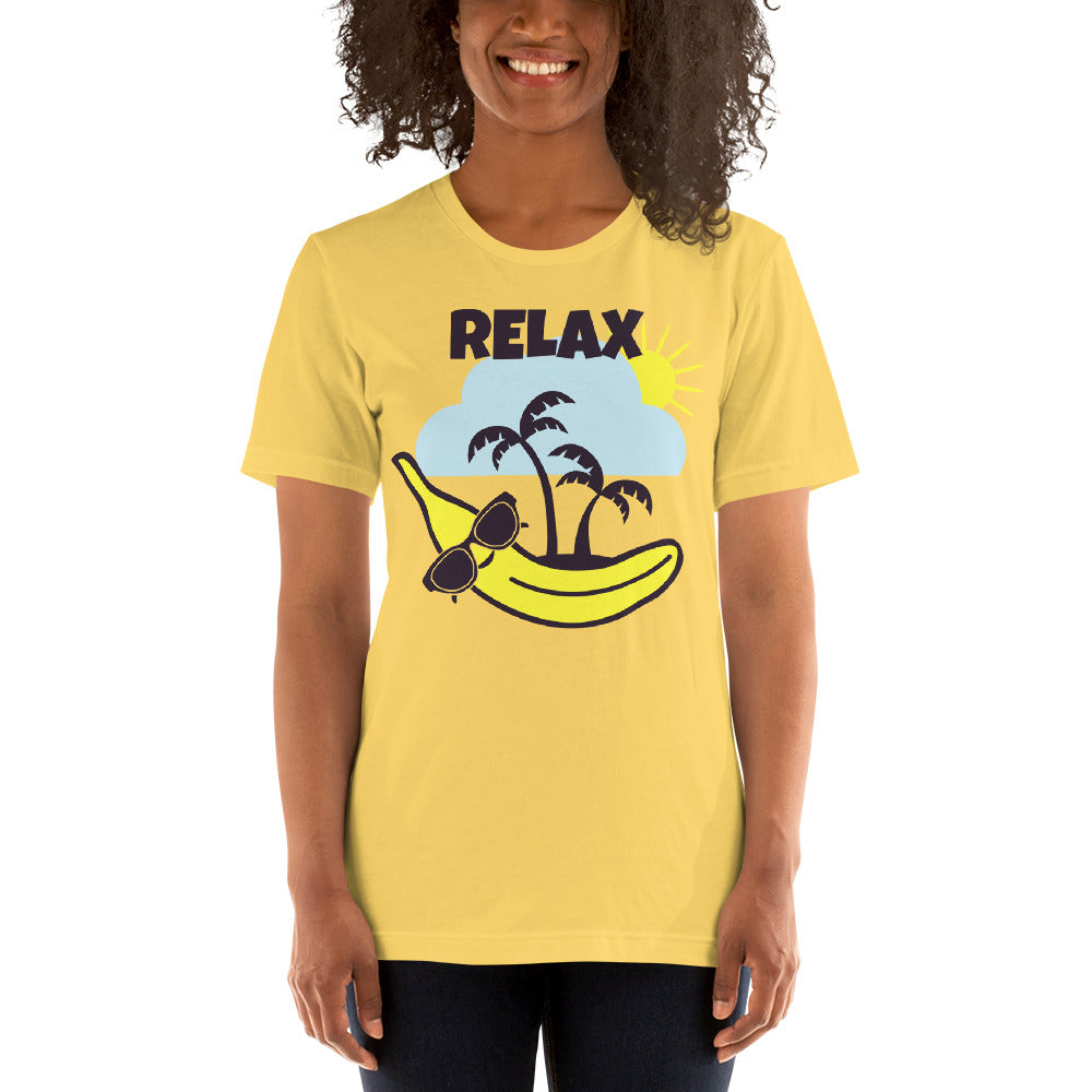 Printagon - Beach Banana Relax - Unisex T-shirt -