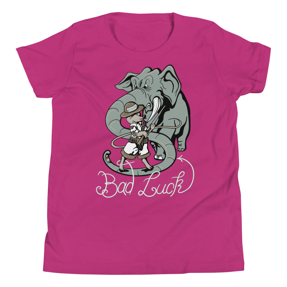 Printagon - Elephant - Kids Unisex T-shirt - Berry / S