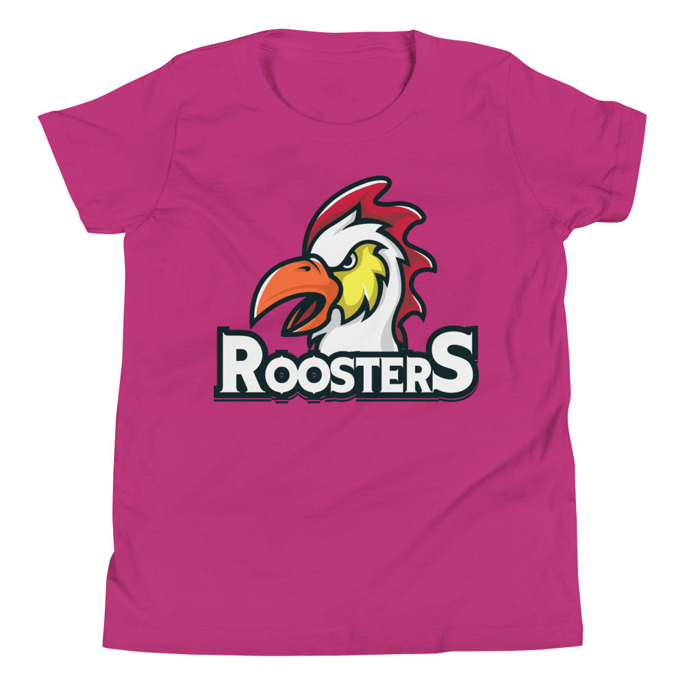 Printagon - Roosters - Kids Unisex T-shirt - Berry / S