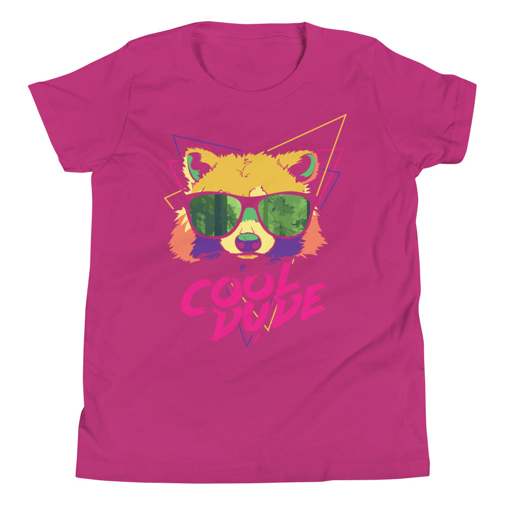 Printagon - Cool Dude - Kids Unisex T-shirt - Berry / S