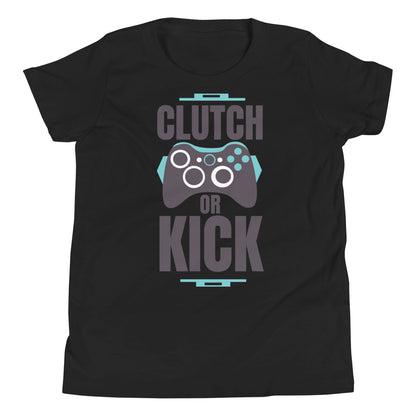 Printagon - Clutch Or Kick - Kids Unisex T-shirt - Black / S