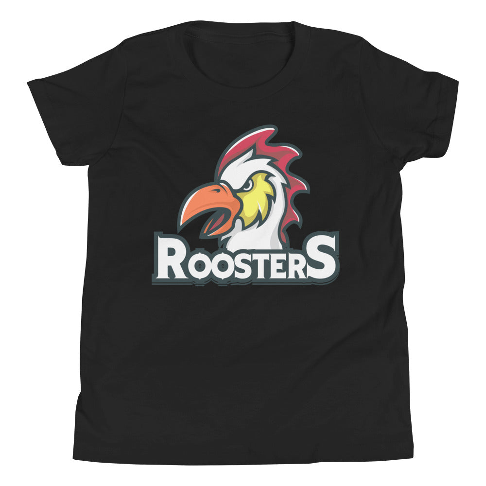 Printagon - Roosters - Kids Unisex T-shirt - Black / S