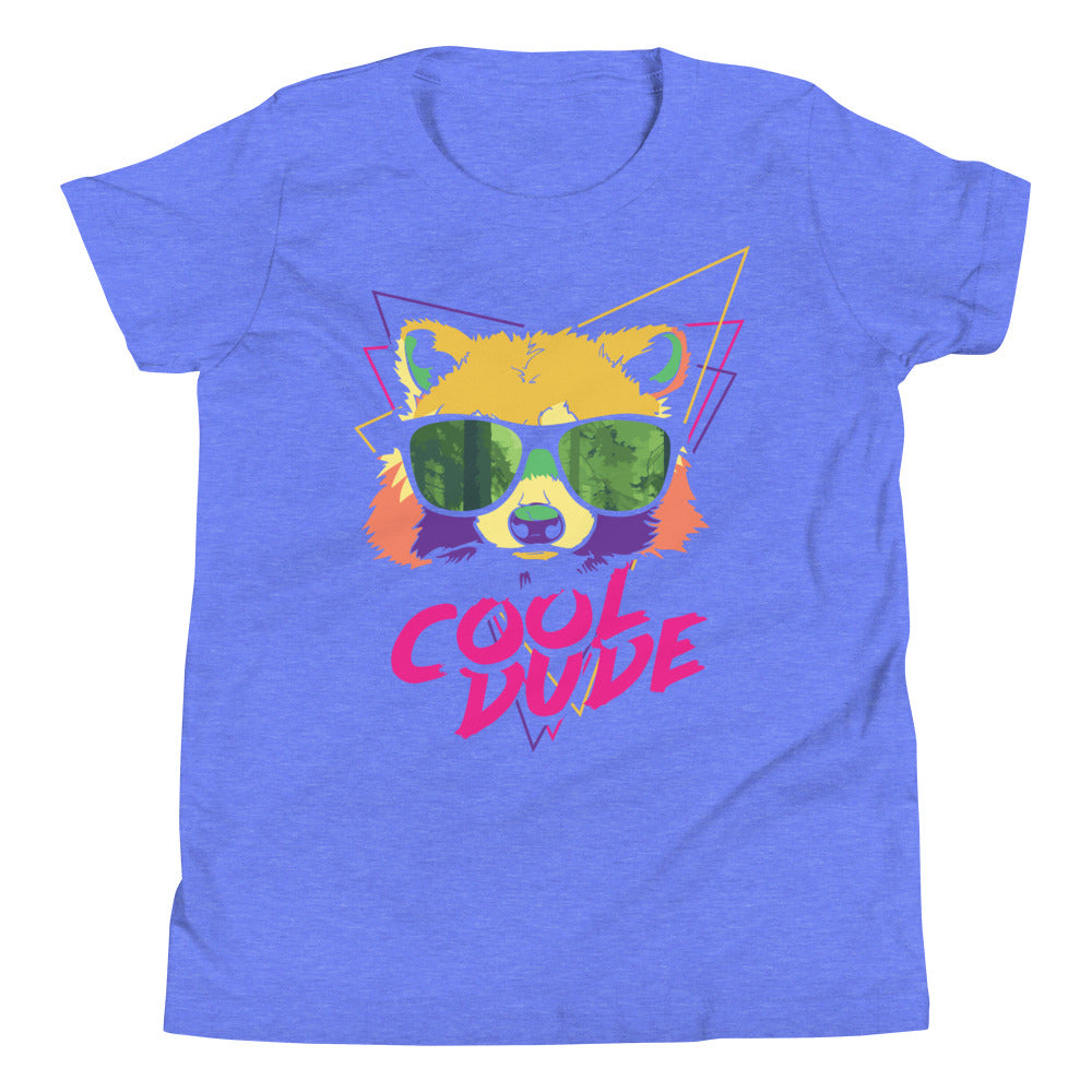 Printagon - Cool Dude - Kids Unisex T-shirt - Heather Columbia Blue / S