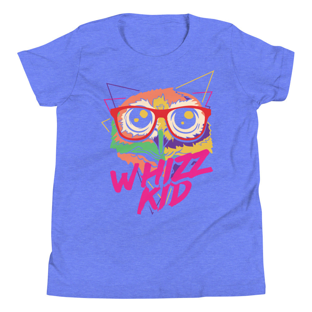 Printagon - Whizz Kid - Kids Unisex T-shirt - Heather Columbia Blue / S