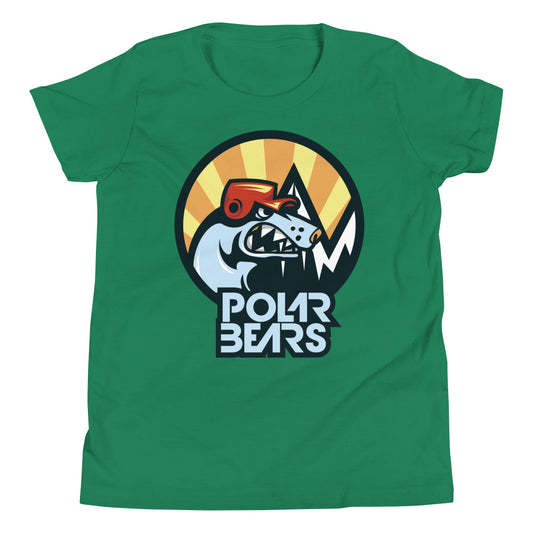 Printagon - Polar Bears - Kids Unisex T-shirt - Kelly / S