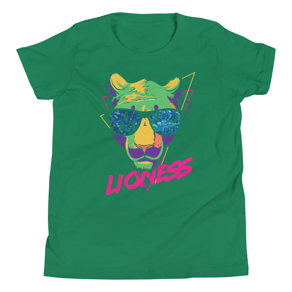 Printagon - Lioness - Kids Unisex T-shirt - Kelly / S