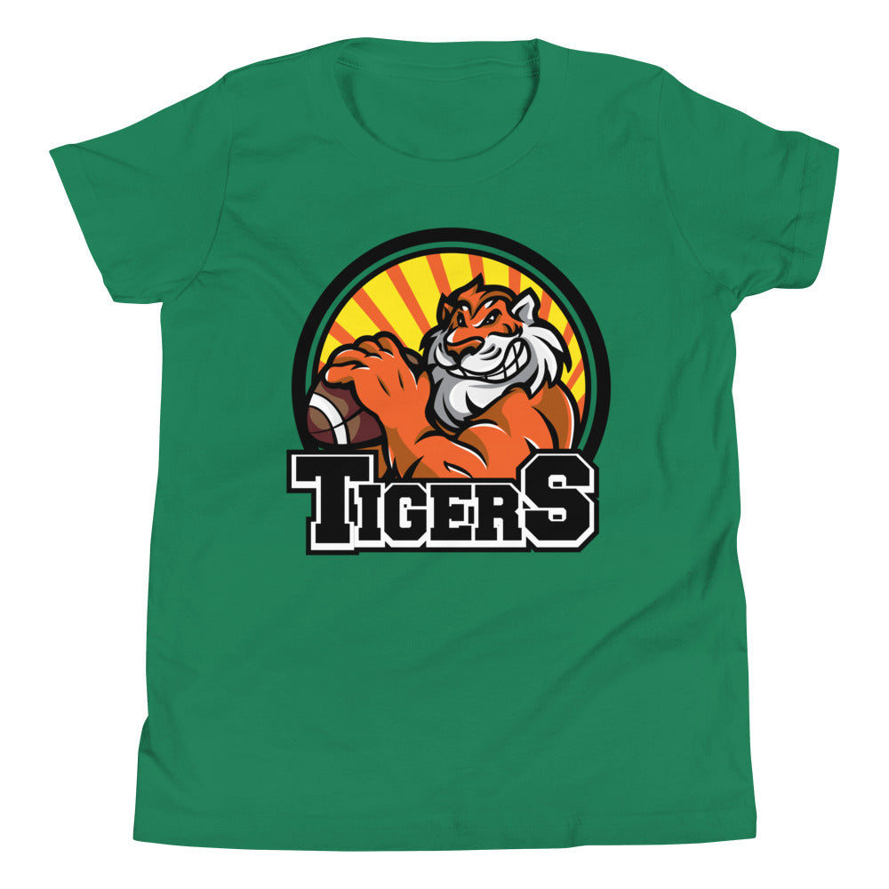 Printagon - Tigers - Kids Unisex T-shirt - Kelly / S