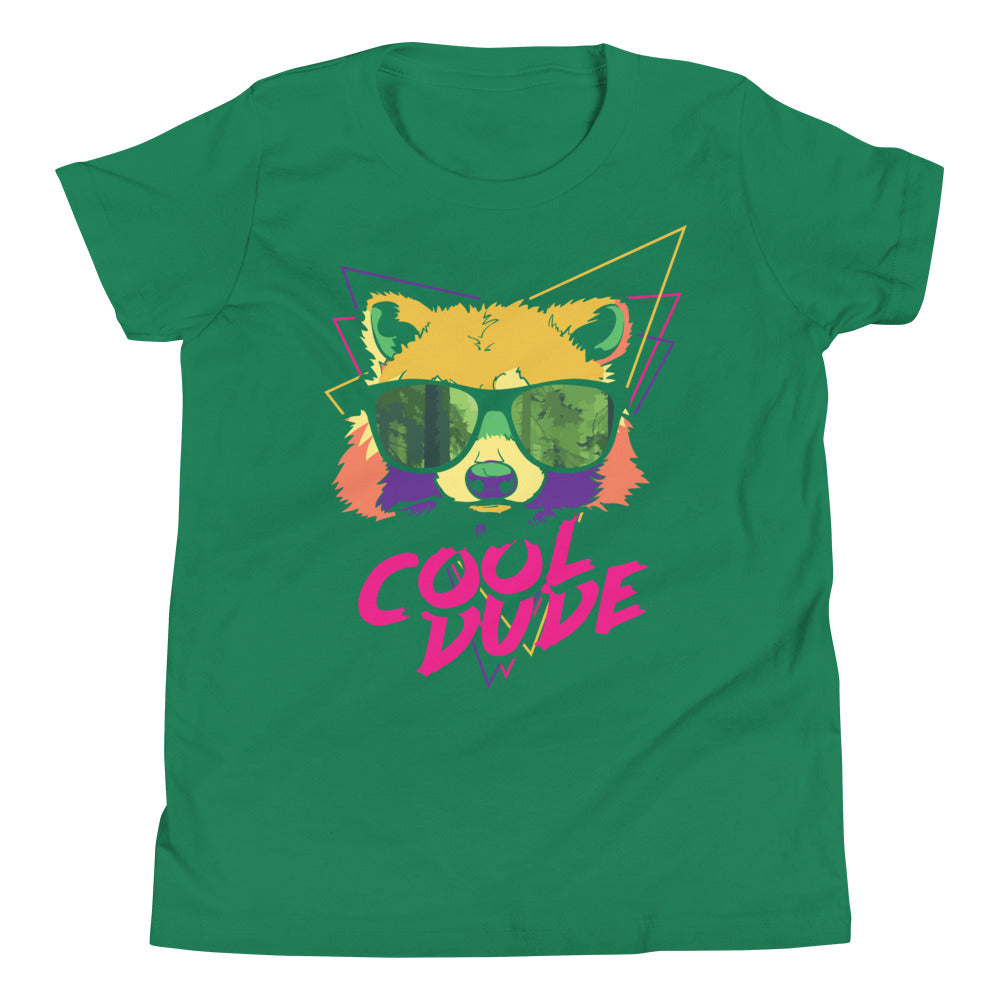 Printagon - Cool Dude - Kids Unisex T-shirt - Kelly / S