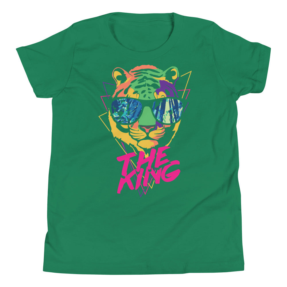 Printagon - The King - Kids Unisex T-shirt - Kelly / S