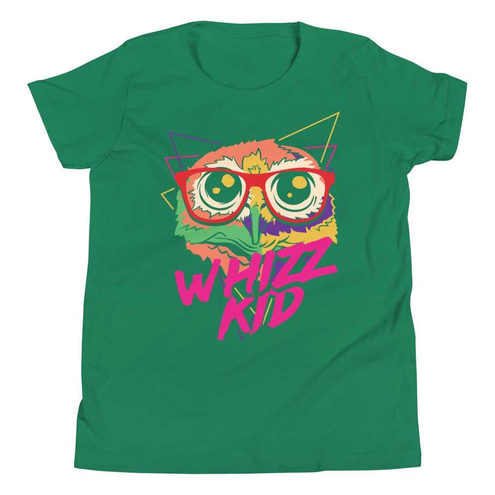 Printagon - Whizz Kid - Kids Unisex T-shirt - Kelly / S