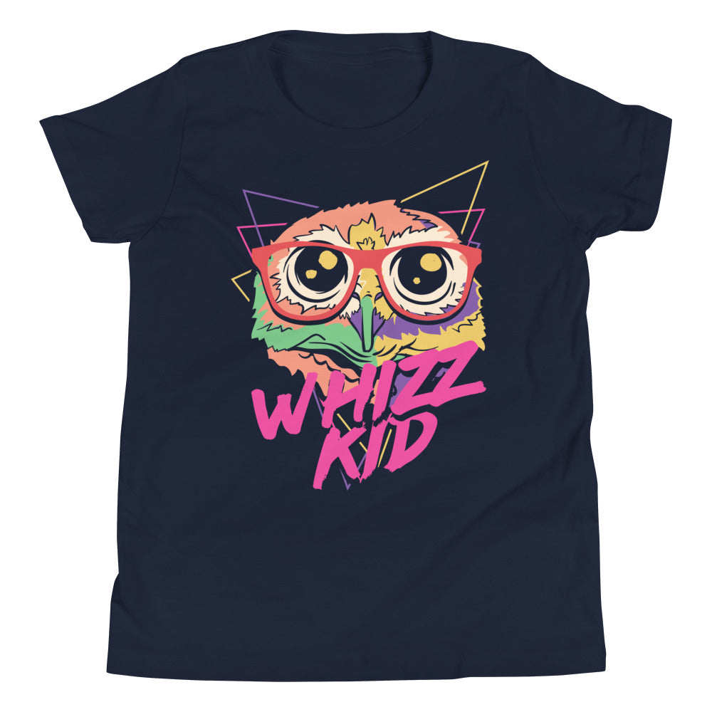 Printagon - Whizz Kid - Kids Unisex T-shirt - Navy / S