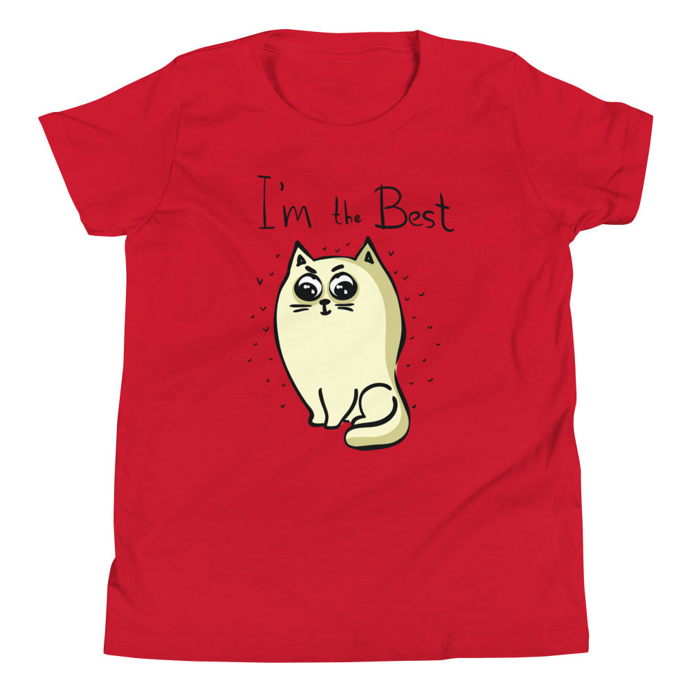 Printagon - I'm The Best - Kids Unisex T-shirt - Red / S