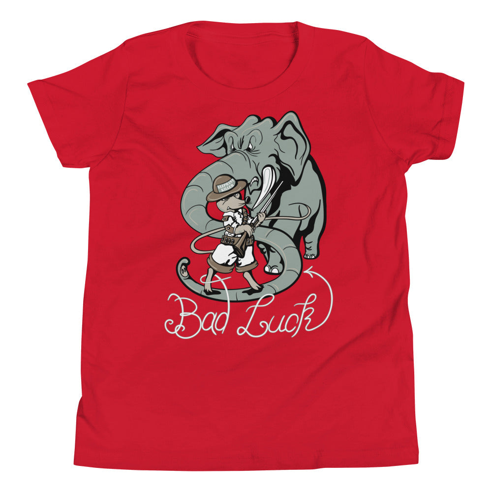 Printagon - Elephant - Kids Unisex T-shirt - Red / S