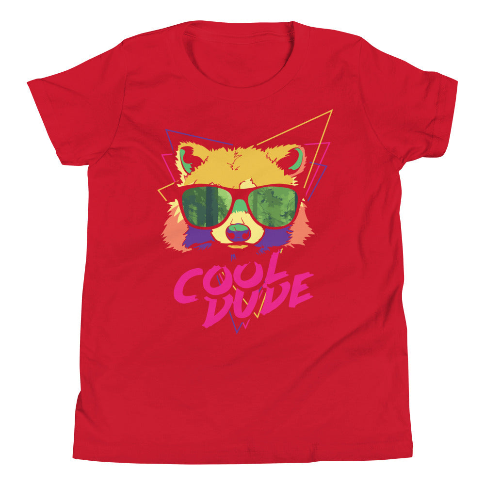 Printagon - Cool Dude - Kids Unisex T-shirt - Red / S