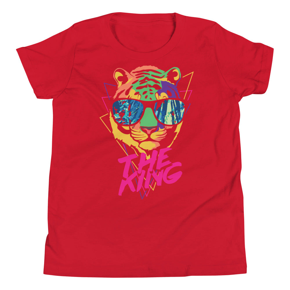 Printagon - The King - Kids Unisex T-shirt - Red / S