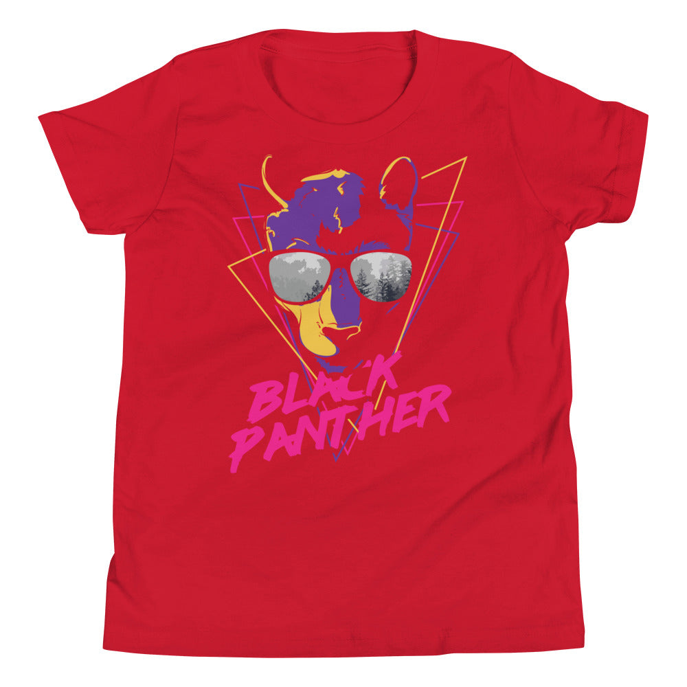 Printagon - Black Panther - Kids Unisex T-shirt - Red / S