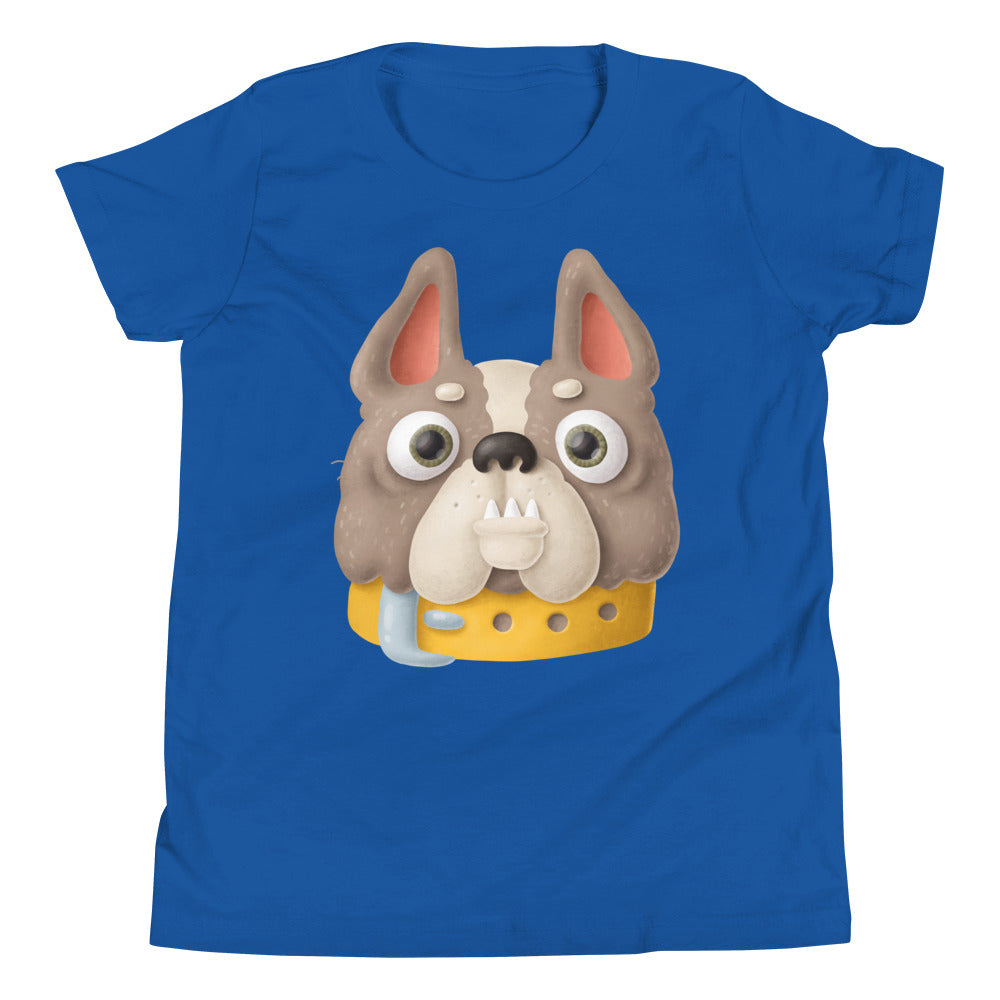 Printagon - Cute Pug - Kids Unisex T-shirt - True Royal / S