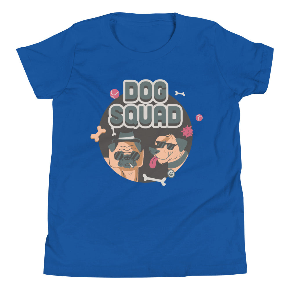 Printagon - Dog Squad - Kids Unisex T-shirt - True Royal / S