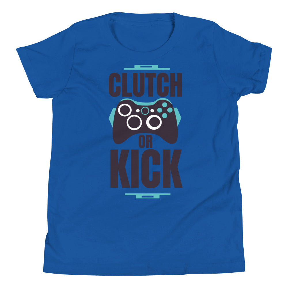 Printagon - Clutch Or Kick - Kids Unisex T-shirt - True Royal / S