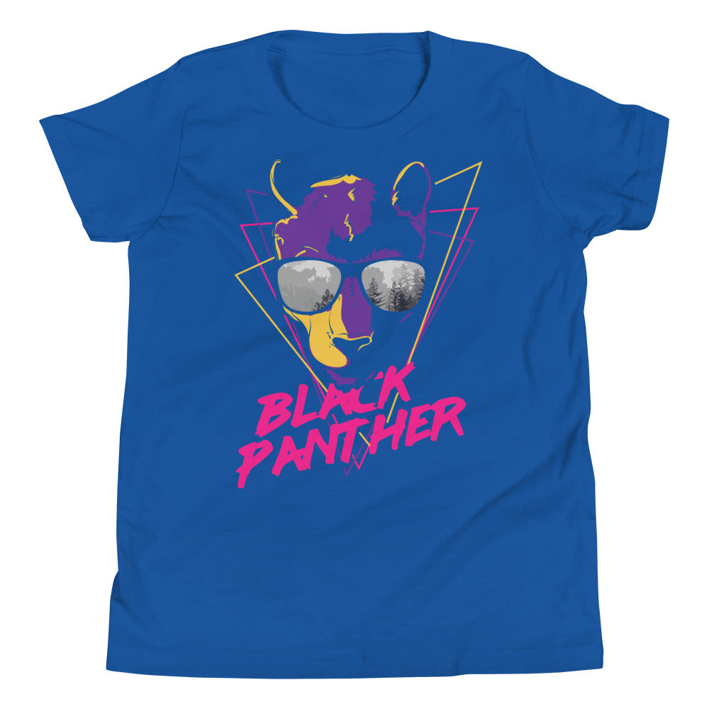 Printagon - Black Panther - Kids Unisex T-shirt - True Royal / S