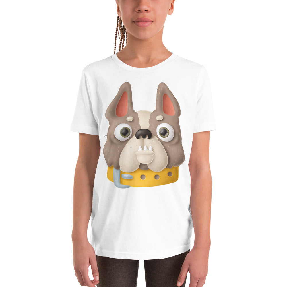 Printagon - Cute Pug - Kids Unisex T-shirt -